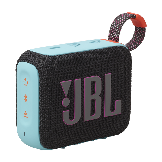 JBL GO 4 Ultra-Portable Bluetooth Speaker (Black/Orange)