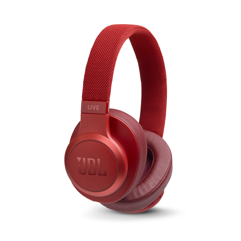 JBL LIVE 500BT Wireless Over-Ear Headphones (Red) (DEMO)