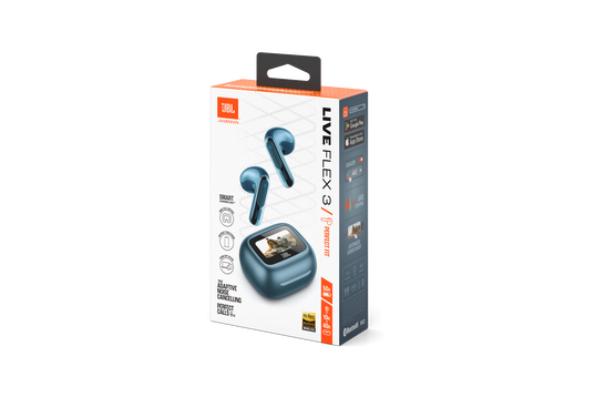 JBL LIVE FLEX 3 True Wireless Noise Cancelling Earbuds (Blue)