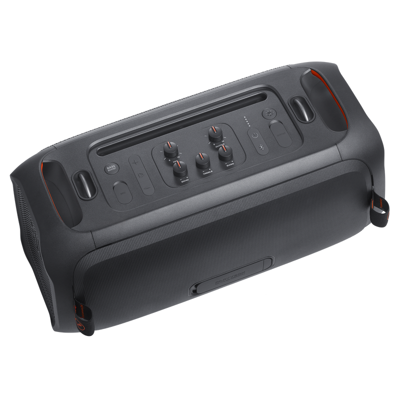 JBL Partybox en déplacement de partie portable essentiel avec des lumières intégrées et du micro sans fil