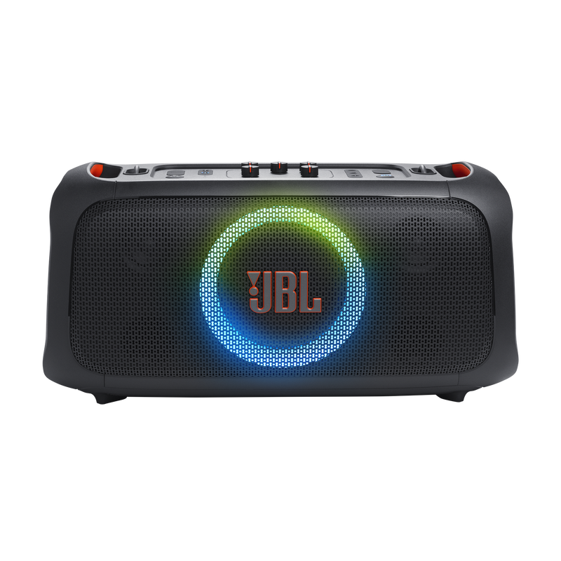 JBL Partybox en déplacement de partie portable essentiel avec des lumières intégrées et du micro sans fil