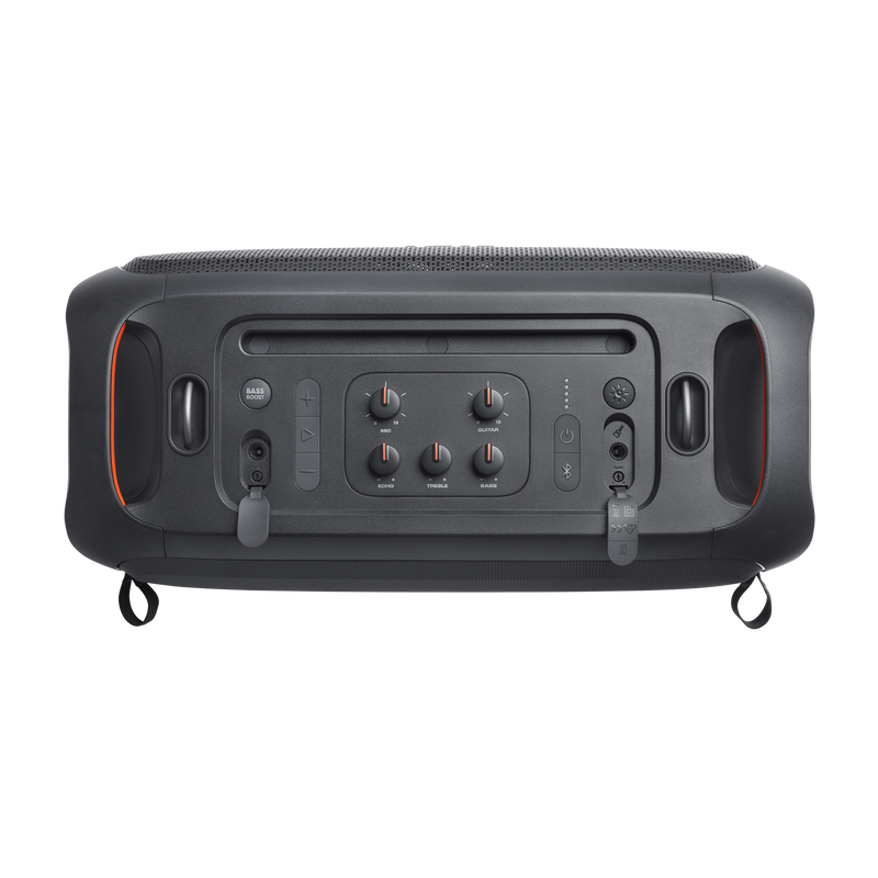 JBL Partybox en déplacement de partie portable essentiel avec des lumières intégrées et du micro sans fil