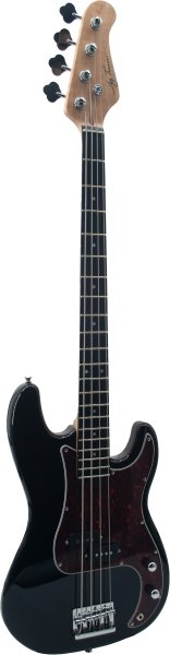 Jay Turser JTB-410 P-Style Electric Bass Guitar (Black Gloss)