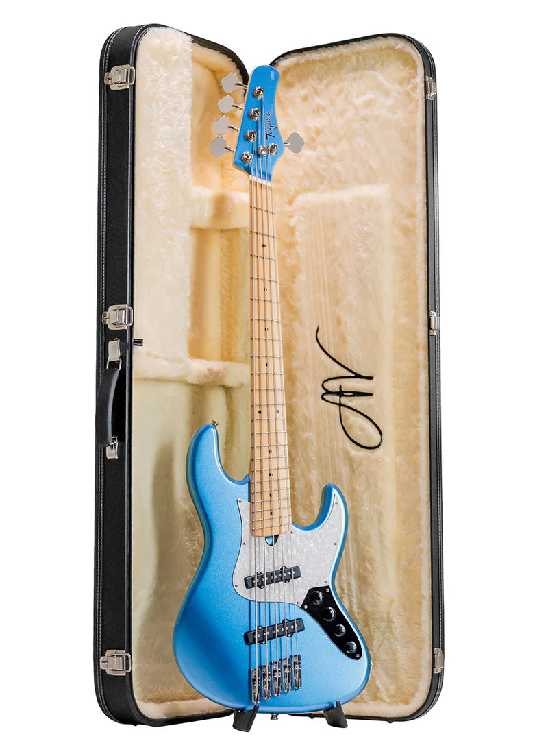Tagima JANG-5 Brazil Made Electric 5-String Bass Guitar (Lake Placid Blue)