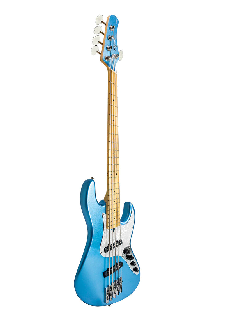 Tagima JANG-5 Brazil Made Electric 5-String Bass Guitar (Lake Placid Blue)
