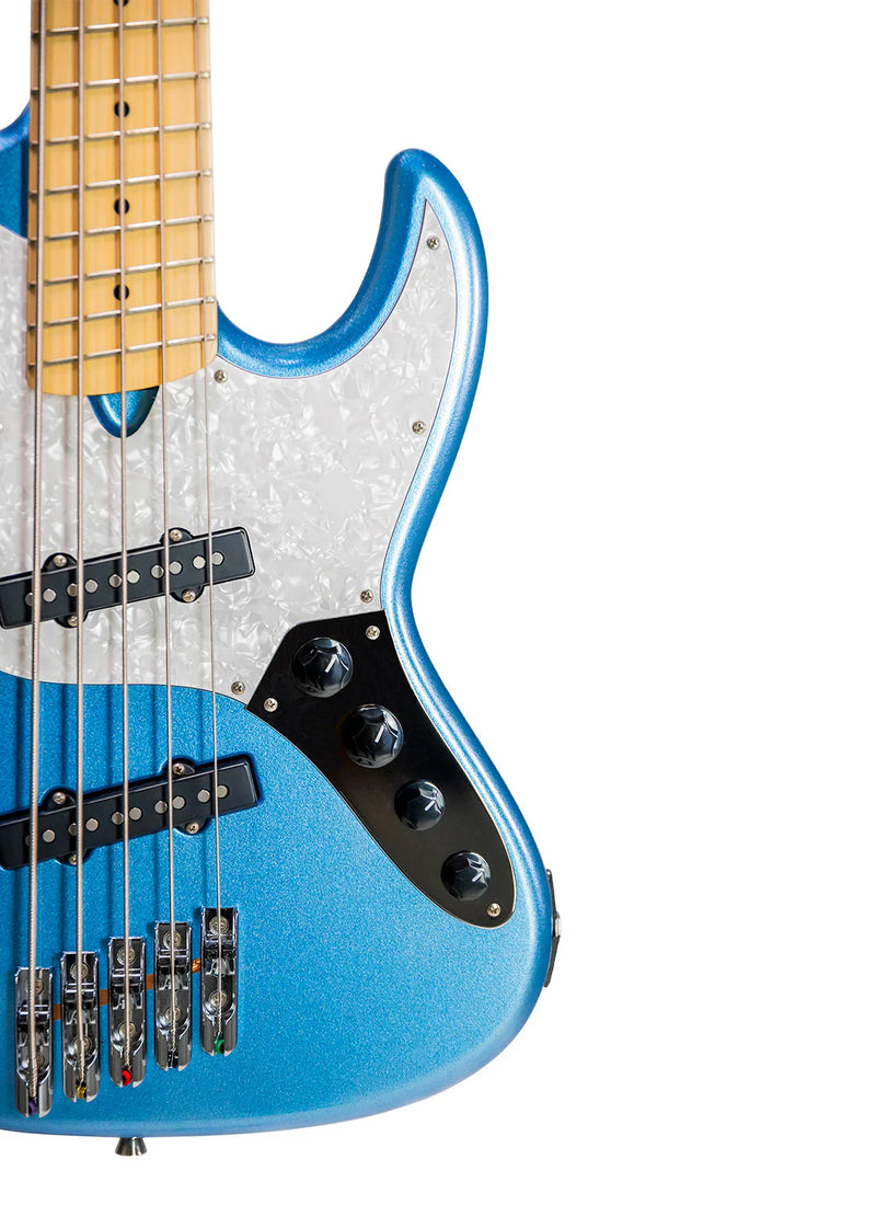 Tagima JANG-5 Brazil Made Electric 5-String Bass Guitar (Lake Placid Blue)
