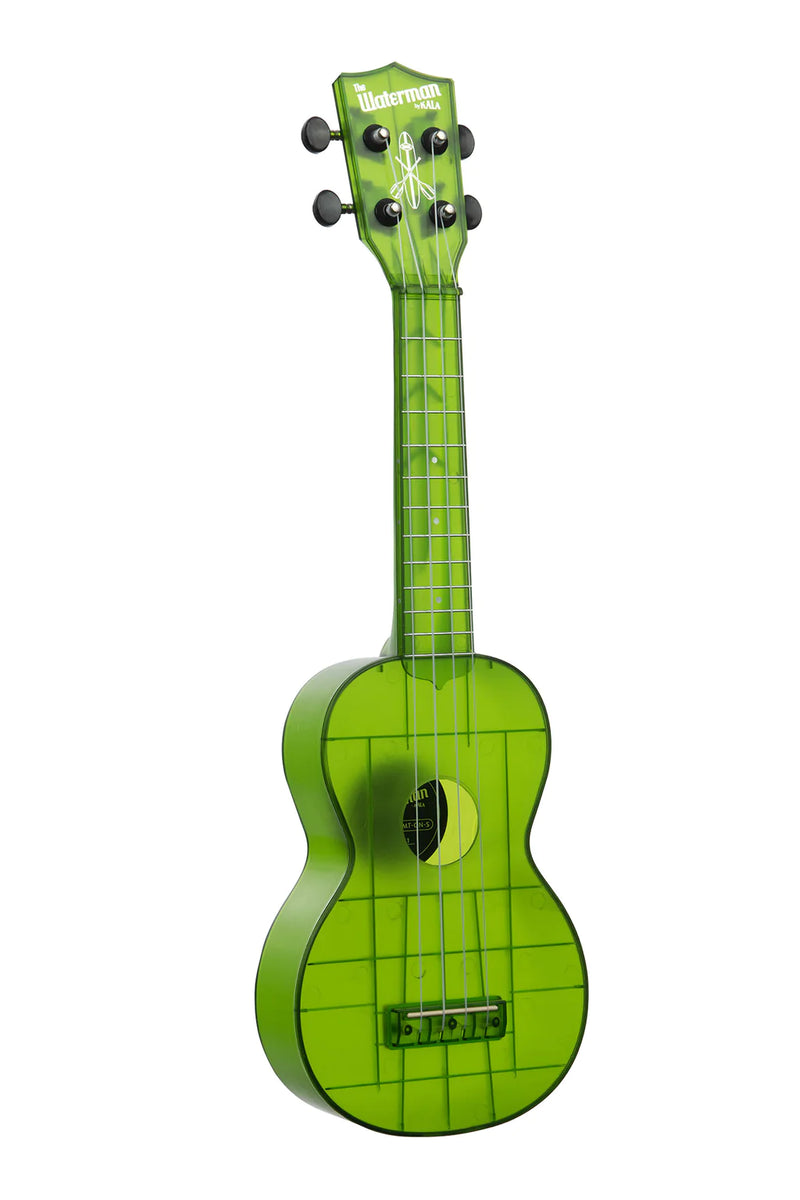 Kala KA-WMT-GN-S Transparent Soprano Waterman (Jade Green)