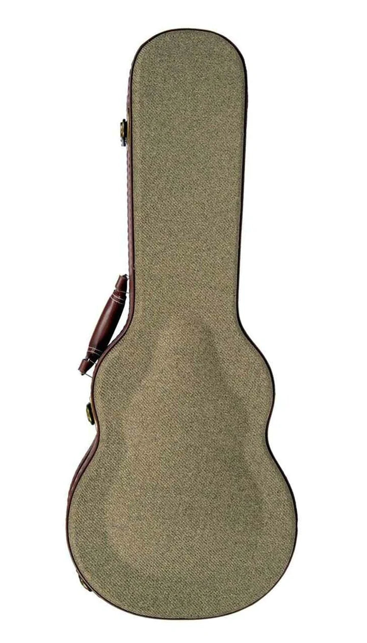 Étui rigide pour ukulélé ténor Kala OTT-AT (Archtop Olive Tweed)