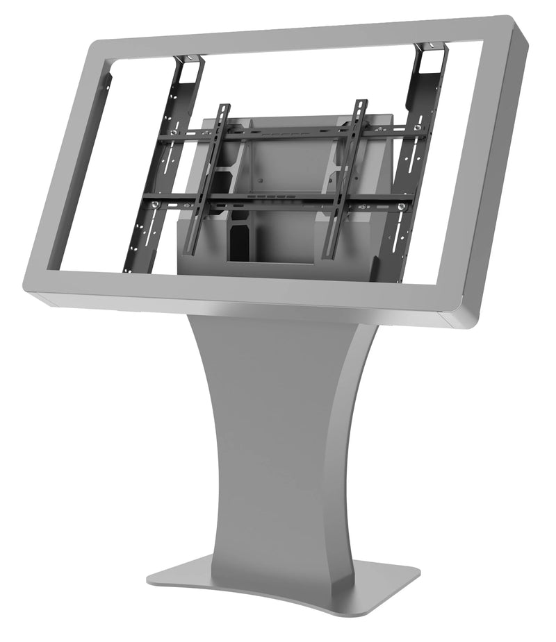 Peerless-AV KILH555-S Landscape Kiosk Enclosure for 55" Displays up to 3.5" Deep (Silver)