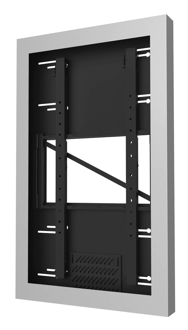 Peerless-AV KIP640-S On-Wall Kiosk Portrait Enclosure for 40" Displays (Silver)