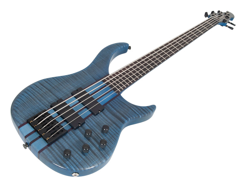 Peavey CIRRUS 5 String Electric Bass Guitar (Transparent Blue)