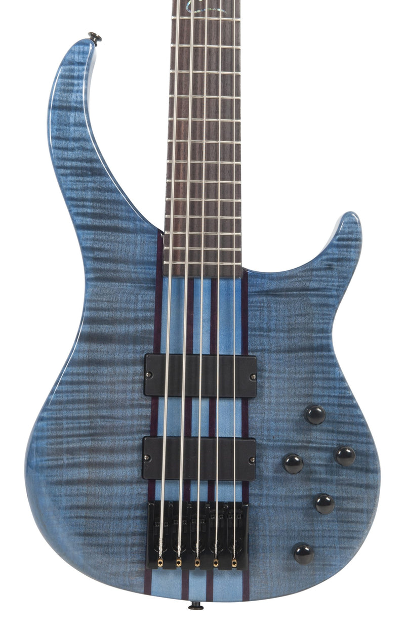 Peavey CIRRUS 5 String Electric Bass Guitar (Transparent Blue)