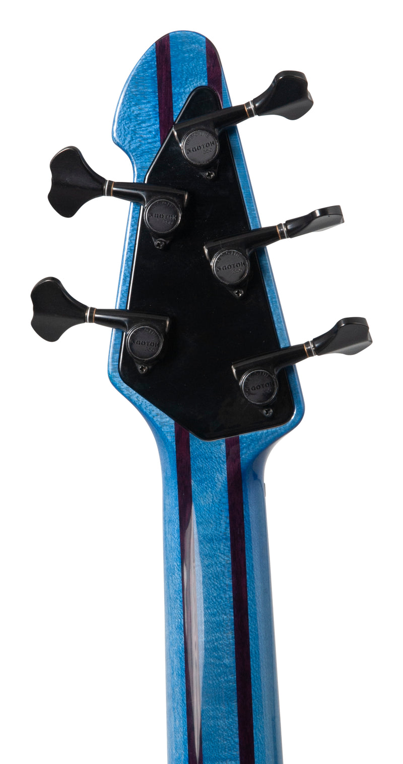 Peavey CIRRUS 5 String Electric Bass Guitar (Transparent Blue)