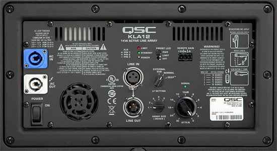 QSC KLA12-B 2 Way Powered Array Speaker