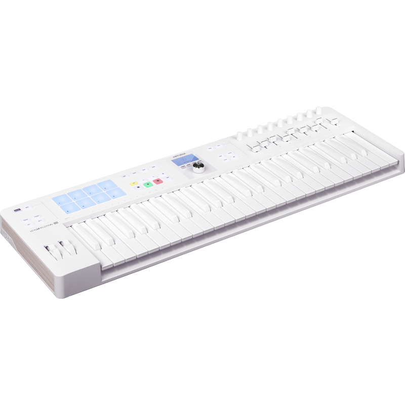 Arturia KEYLAB ESSENTIAL MK3 Limited Edition MIDI Controller (Alpine White) - 49 Keys