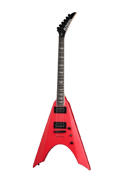 Kramer KNVPCRMBH NITE-V Guitare électrique (Rouge cramoisi métallisé)
