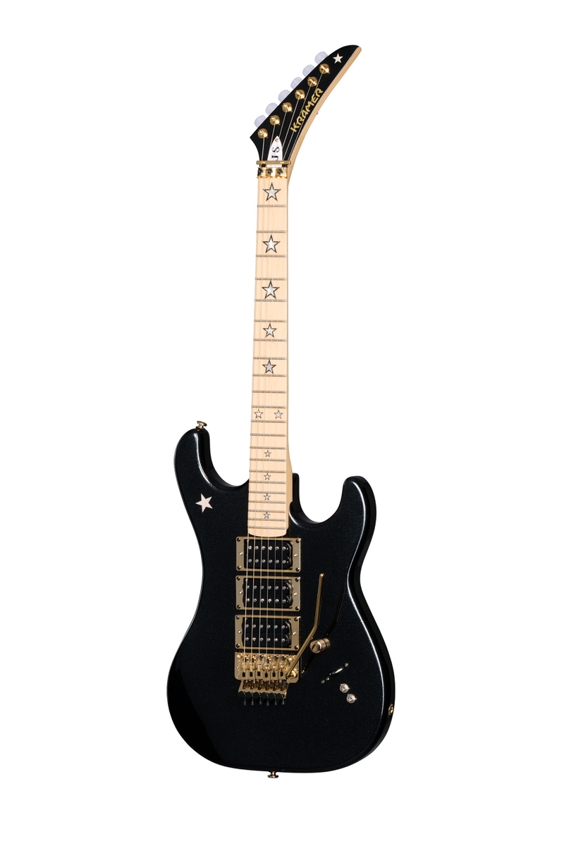 Kramer KVJSBKPGF Jersey Star Electric Guitar (Black Pearl)