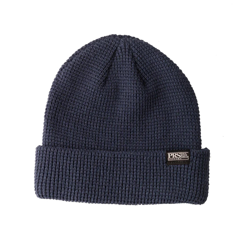 Bonnet en tricot avec logo PRS (bleu ardoise)