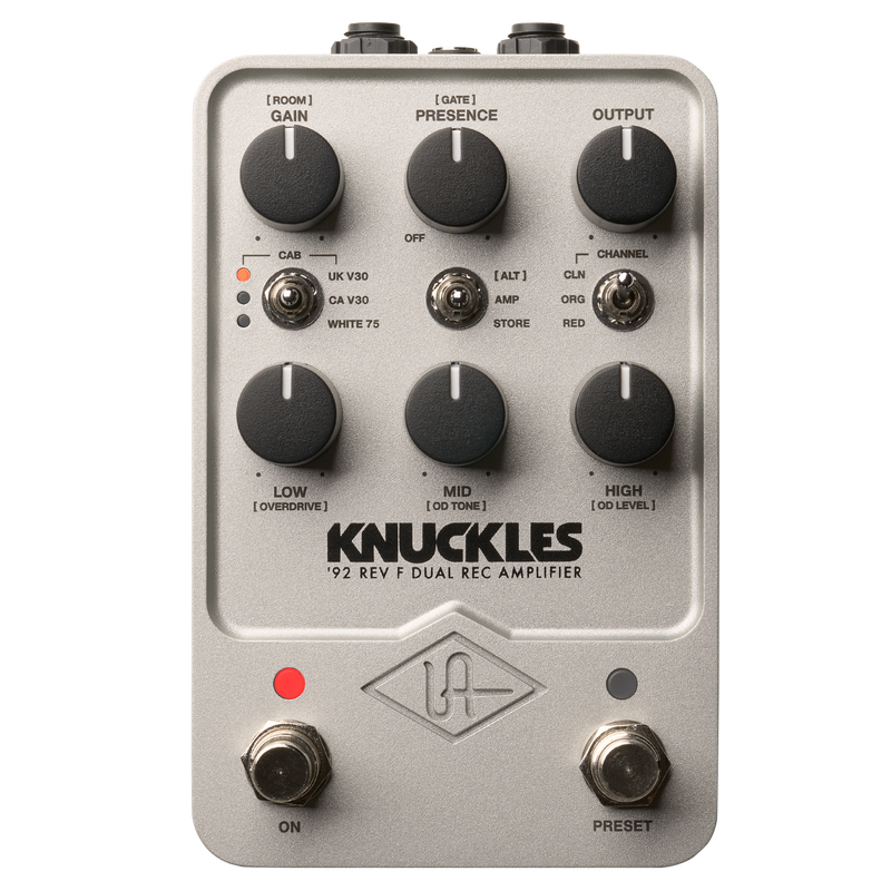 Universal Audio KNUCKLES '92 Rev F Dual Rec Amplifier Pedal