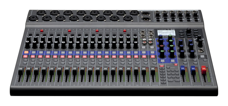 Zoom LIVETRAK L-20 Console d'enregistrement/mixage numérique 