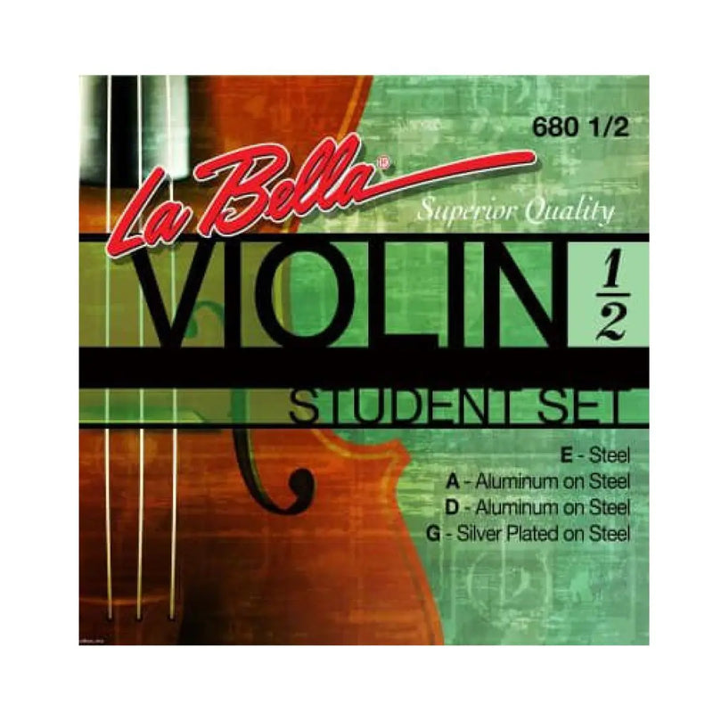 La Bella 680 1/2 jeu de cordes pour violon étudiant