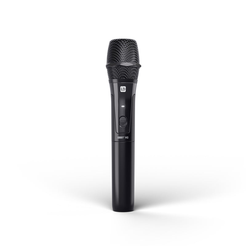 Systèmes LD ANNY® 10 HHD B4.7 Système PA Bluetooth® PATALAGE PORTABLE PORTABLE avec mélangeur et microphone à main sans fil - 10 "