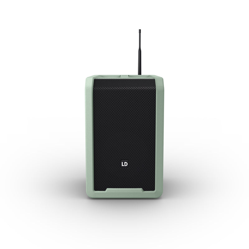 LD Systems ANNY® 8 BPH B4.7 GN Portable Battery-Powered Bluetooth PA Loudspeaker (Adventure Green) - 8"