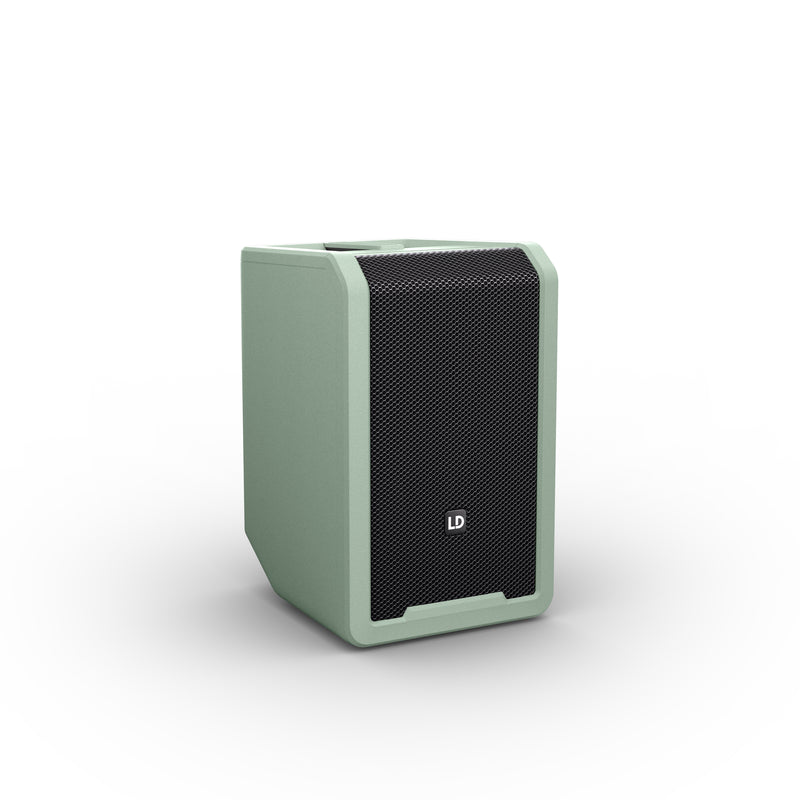 LD Systems ANNY® 8 GN Portable Battery-Powered Bluetooth PA Loudspeaker (Adventure Green) - 8"