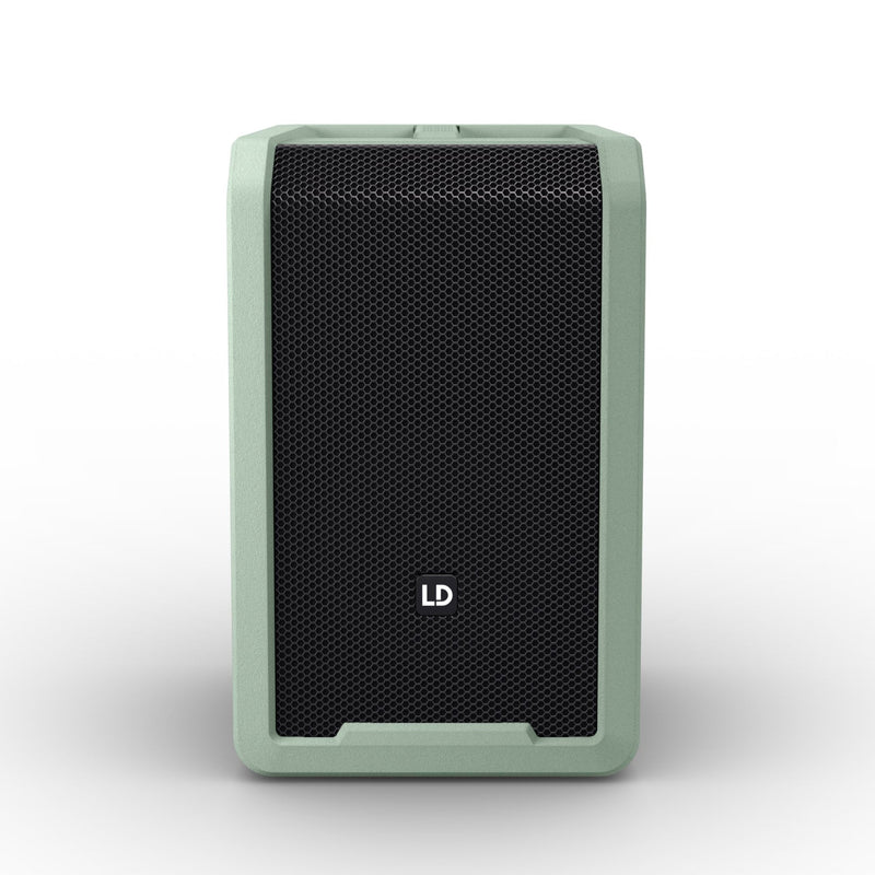 LD Systems ANNY® 8 GN Portable Battery-Powered Bluetooth PA Loudspeaker (Adventure Green) - 8"