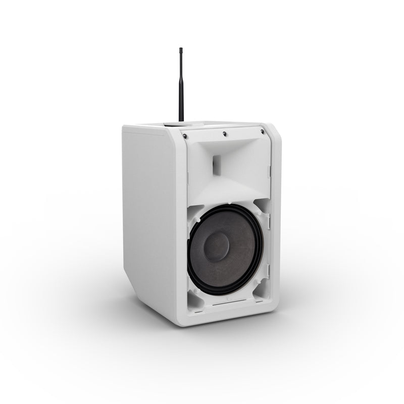 LD Systems ANNY® 8 HHD B4.7 W Portable Battery-Powered Bluetooth PA Loudspeaker (Pure White) - 8"