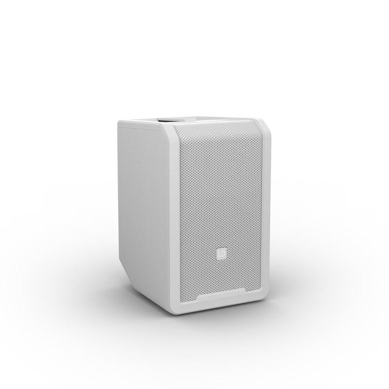 LD Systems ANNY® 8 W Portable Battery-Powered Bluetooth PA Loudspeaker (Pure White) - 8"