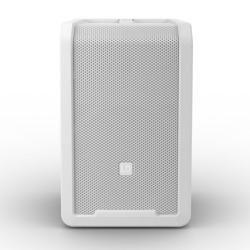 LD Systems ANNY® 8 W Portable Battery-Powered Bluetooth PA Loudspeaker (Pure White) - 8"