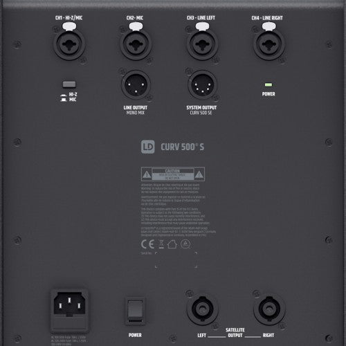 LD Systems CURV 500 AVS Portable Array System AV Set - 10" (Black)
