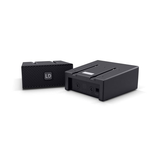 LD Systems CURV 500 ES Ensemble d'amusement de système de réseau portable comprenant une barre de distance et un câble de haut-parleur