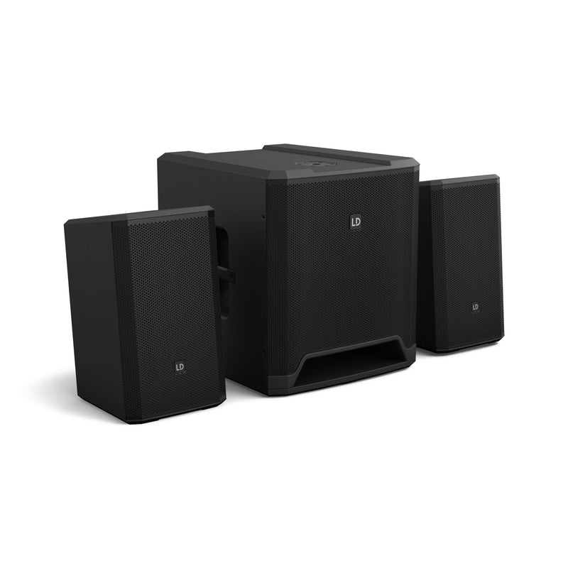 LD Systems DAVE 12 G4X Compact 2.1 Powered PA System - 750W