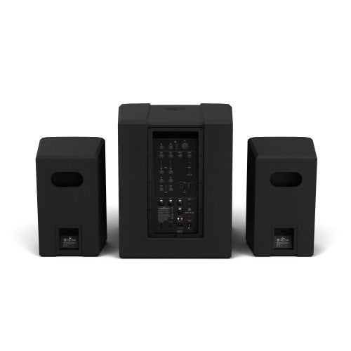 LD Systems DAVE 15 G4X SET1 Compact 2.1 Powered PA System - 15" Sub