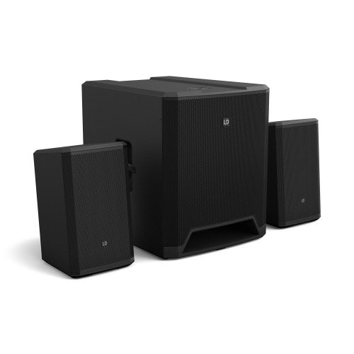 LD Systems DAVE 18 G4X Compact 2.1 Powered PA System - 1000W