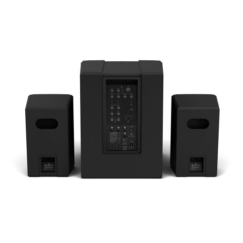 LD Systems DAVE 18 G4X SET1 Compact 2.1 Powered PA System - 18" Sub