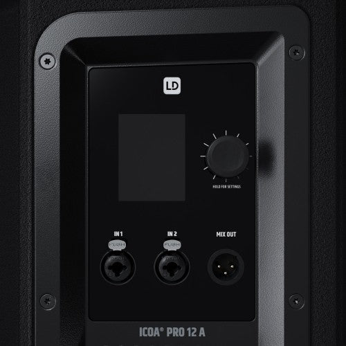 LD Systems ICOA PRO 12 A Powered Coaxial High-Performance PA Loudspeaker With Bluetooth - 12"