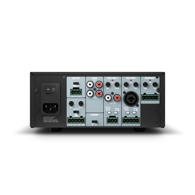 LD Systems IMA 120 Installation Mixing Amplifier 120W @ 4 Ohms / 100 V / 70 V