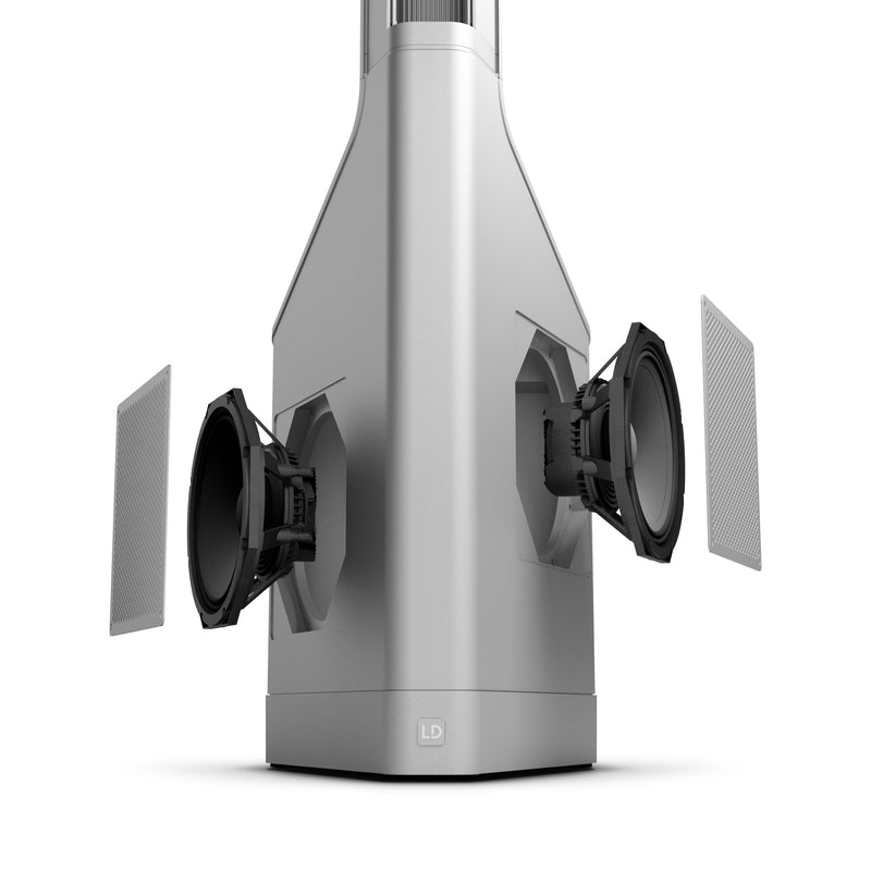 LD Systems MAUI P900 G Powered Column PA System by Porsche Design Studio (Platinum Grey) (DEMO)