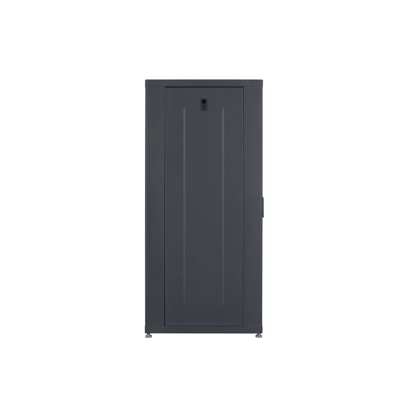 Rack de concepteur LDR-2724 LOWELL avec porte en verre trempée - 27U x 24 "D