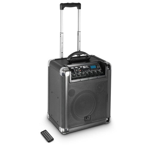 LD Systems ROADJACK 10 Battery Powered Bluetooth Loudspeaker w/Mixer - 10"