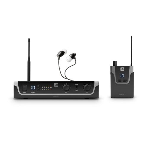 LD Systems U304.7 IEM HP Système de surveillance intra-auriculaire avec écouteurs (470 - 490 MHz)