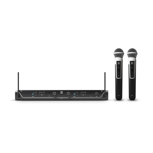 LD Systems U305.1 HHD 2 Système de microphone sans fil avec 2 microphones à main dynamiques (514-542 MHz)