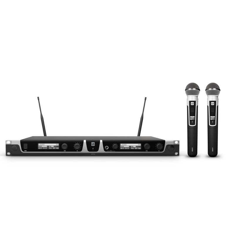 LD Systems U500 Wireless Microphone System with 2 Dynamic Handheld Microphone