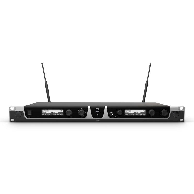 LD Systems U500 Series Wireless Microphone System with 2 Bodypack and 2 Headset