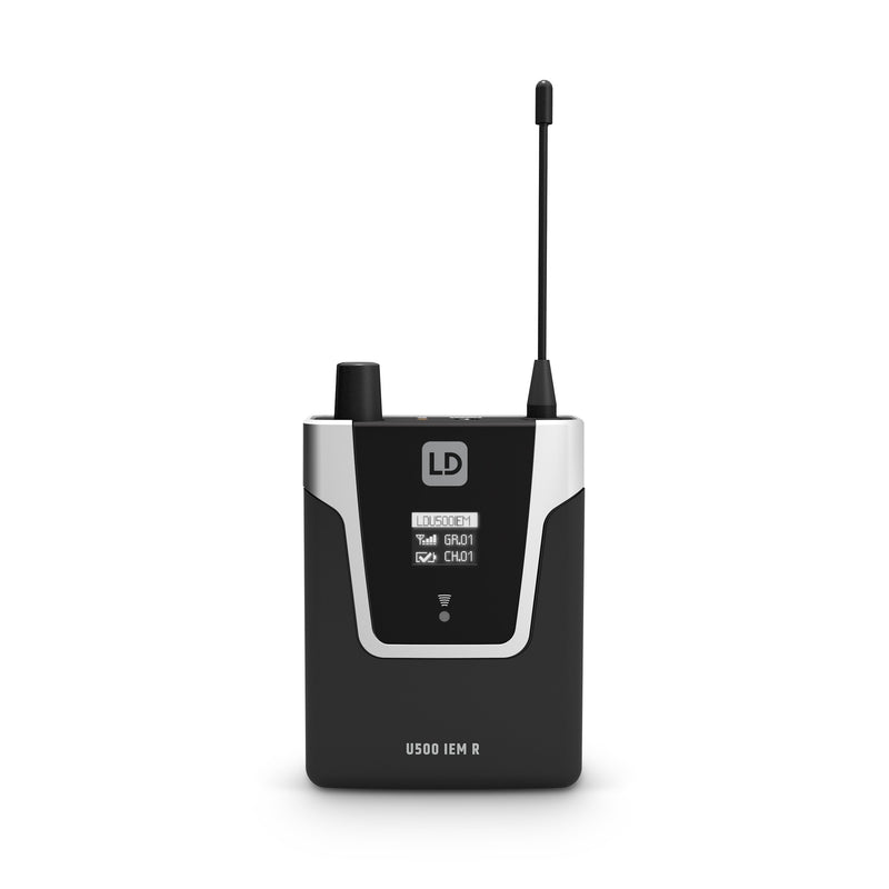 LD Systems U500 IEM Wireless In-Ear Monitoring System with Twin Pack with Earphones
