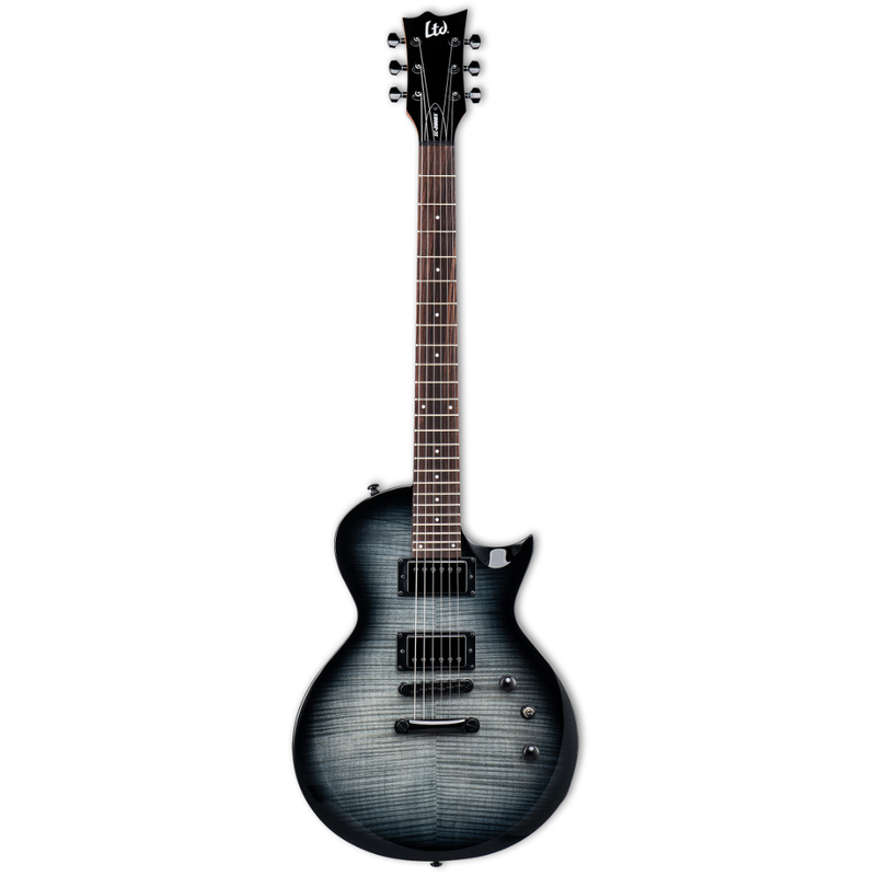 ESP LTD EC-200DX Guitare électrique (rafale de charbon de bois)