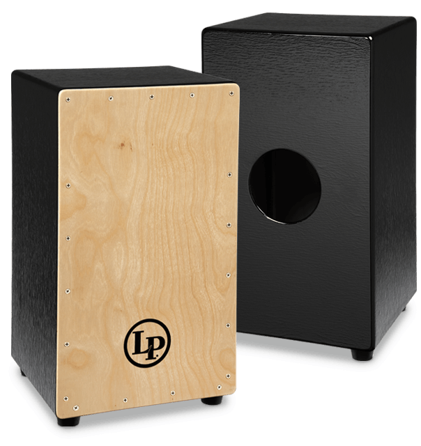 Latin Percussion LP1428NYN Cajon à fil de boîte (noir)